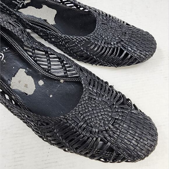 Life Stride Black Loafer Slipon Ballet Flats Breathable  Low Heel Shoes Size 8.5 - Picture 6 of 13
